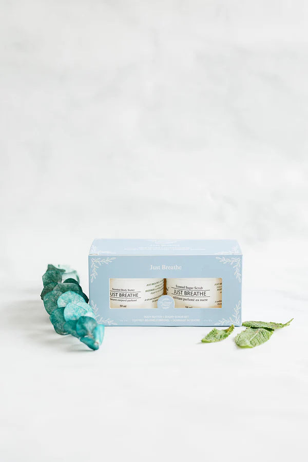 Body Butter and Sugar Scrub Gift Set.